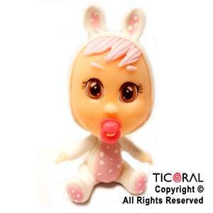 ADORNO CRY BABIES PANDY CONEY CONEJO PORCELANA FRIA x 1